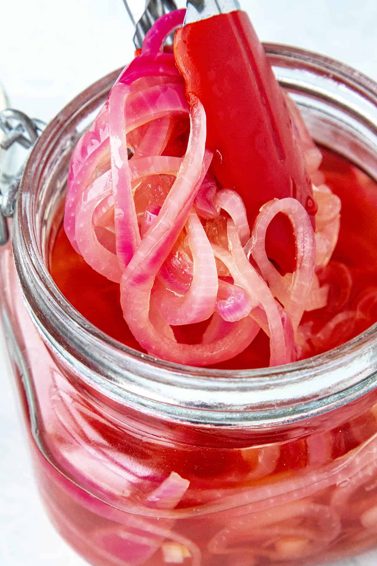 Serving Pickled Red Onions