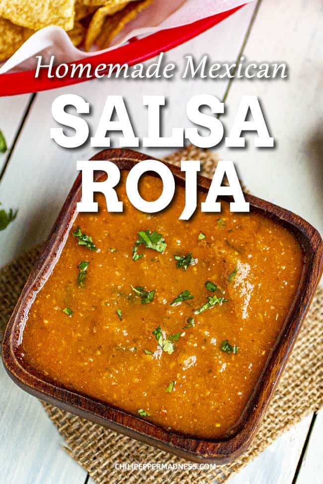 Salsa Roja Recipe – Mexican Red Table Sauce