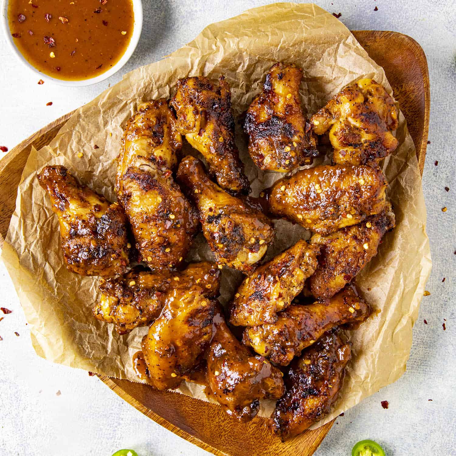 BBQ Chicken Wings Recipe - Chili Pepper Madness