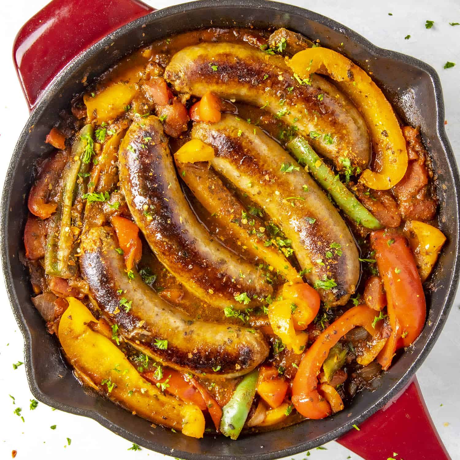 Sausage and Peppers - Chili Pepper Madness