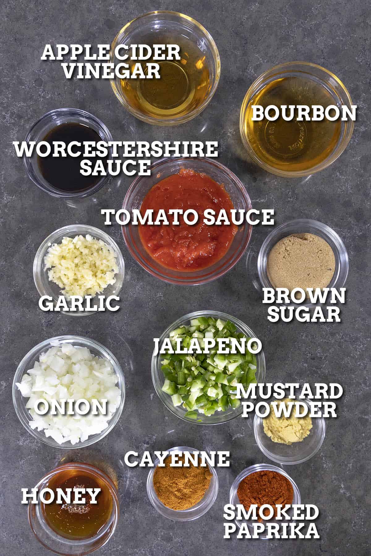 Sweet and Spicy BBQ Sauce Ingredients