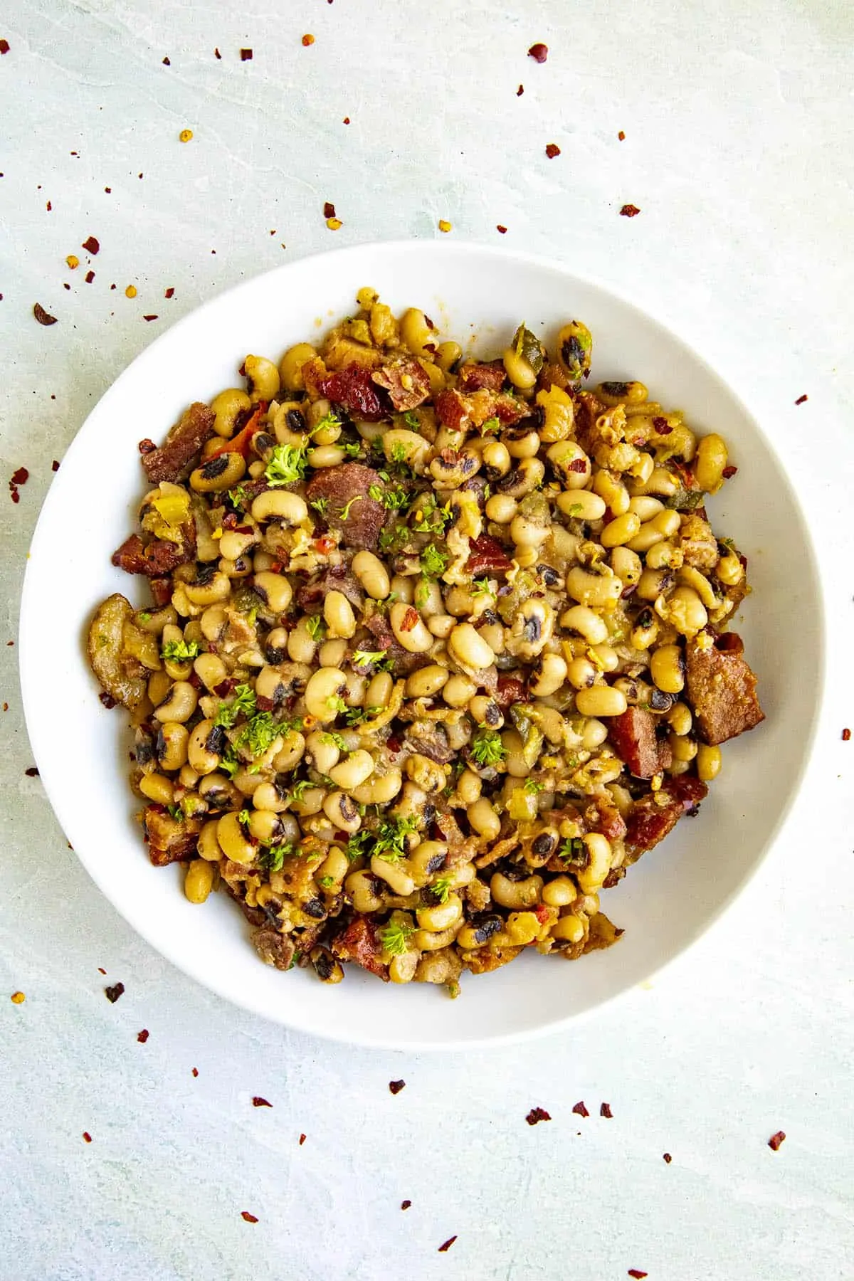 Delicious Black Eyed Peas in a bowl