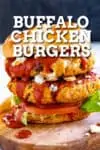 Buffalo Chicken Burgers Recipe