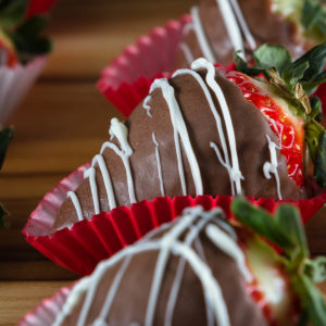 spicy chocolate covered strawberries