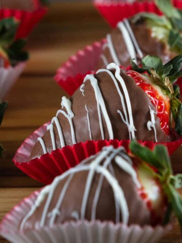 spicy chocolate covered strawberries