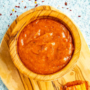 Easy Homemade BBQ Sauce served in a bowl
