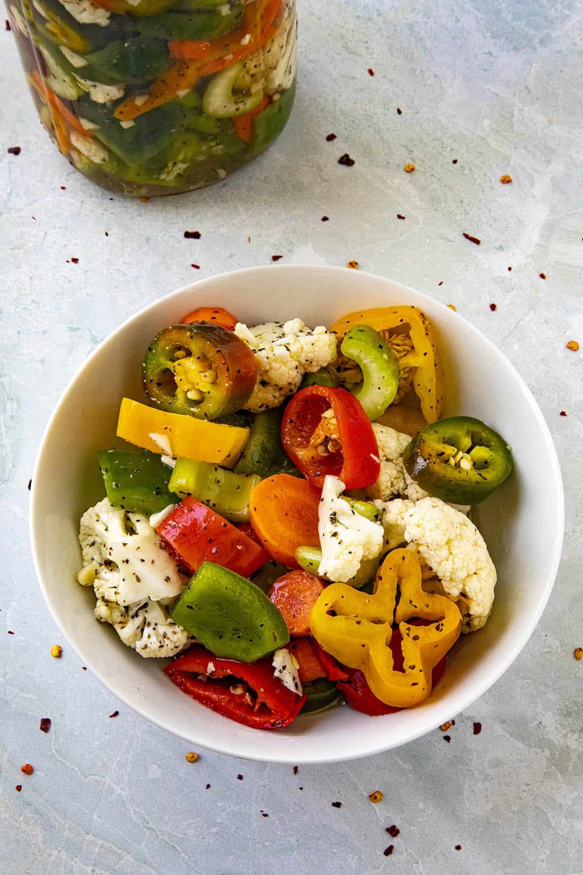 Italian Giardiniera Chili Pepper Madness