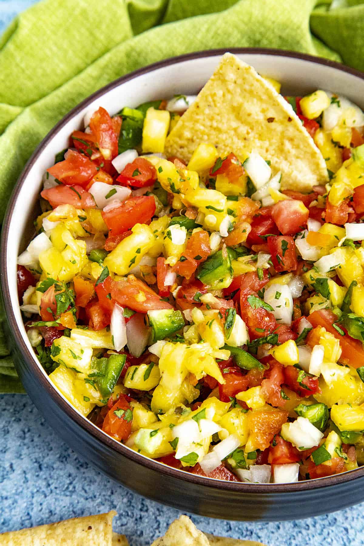 Spicy Pineapple Salsa looking extremely yum