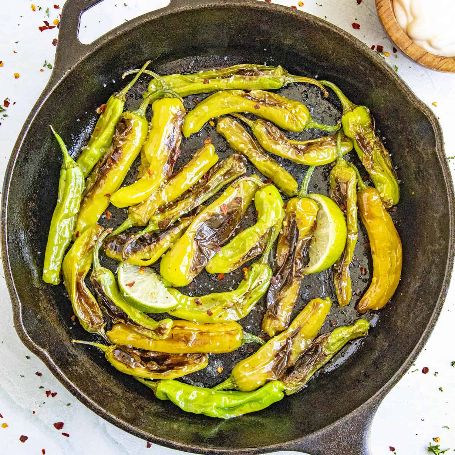 Blistered Shishito Peppers - Chili Pepper Madness