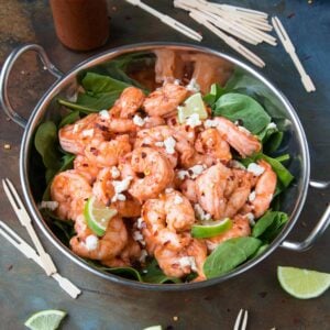 Grilled Buffalo Shrimp homemade recipe