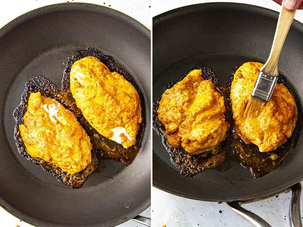 Steps for making my Baked Harissa Chicken Breast recipe