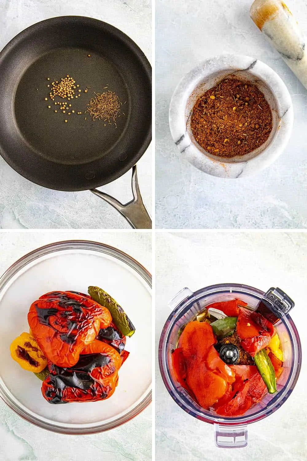 Steps for making Homemade Harissa Sauce