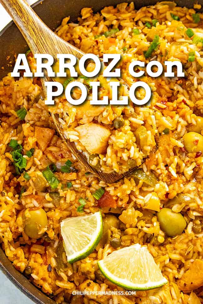 Arroz con Pollo Recipe (Puerto Rican Style) - Chili Pepper Madness