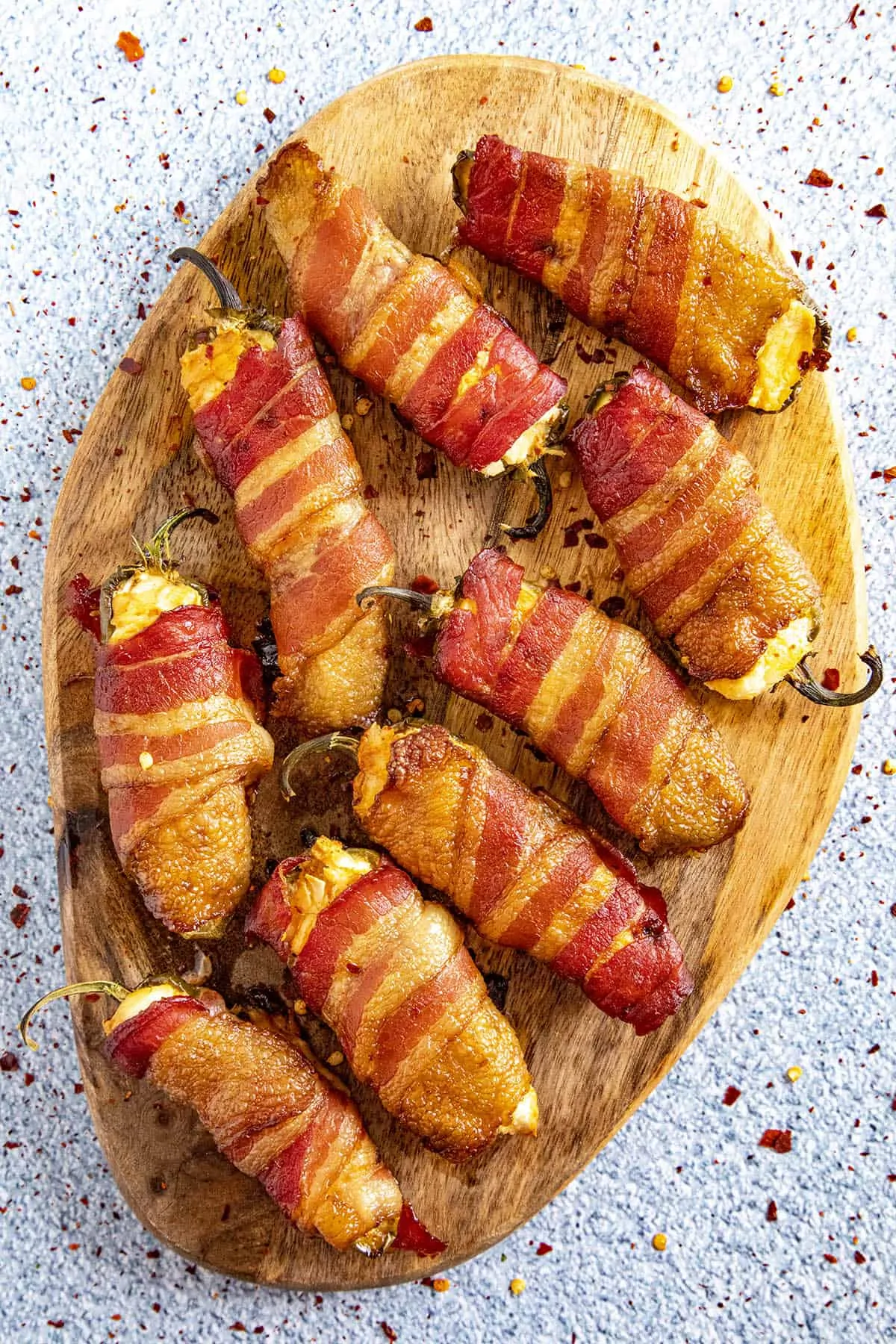 Smoked Jalapeno Poppers wrapped in bacon