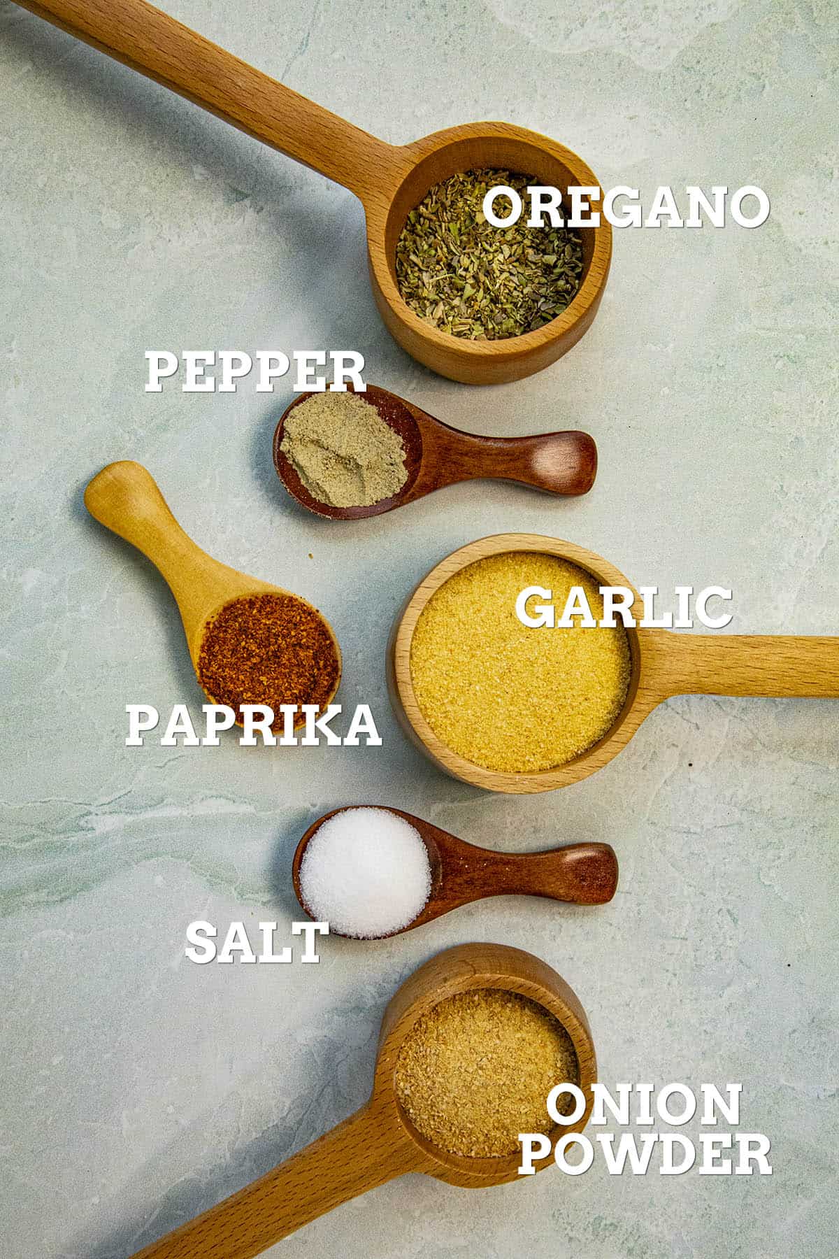 A list of Adobo Seasoning ingredients