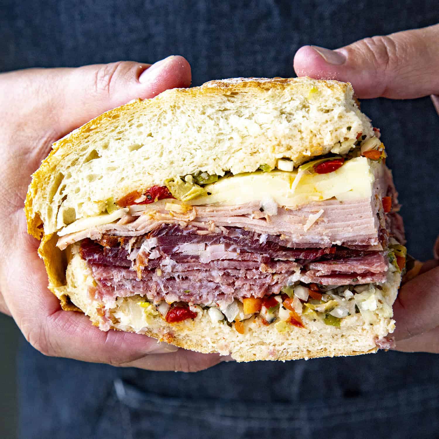 Muffaletta Sandwich Recipe - Chili Pepper Madness