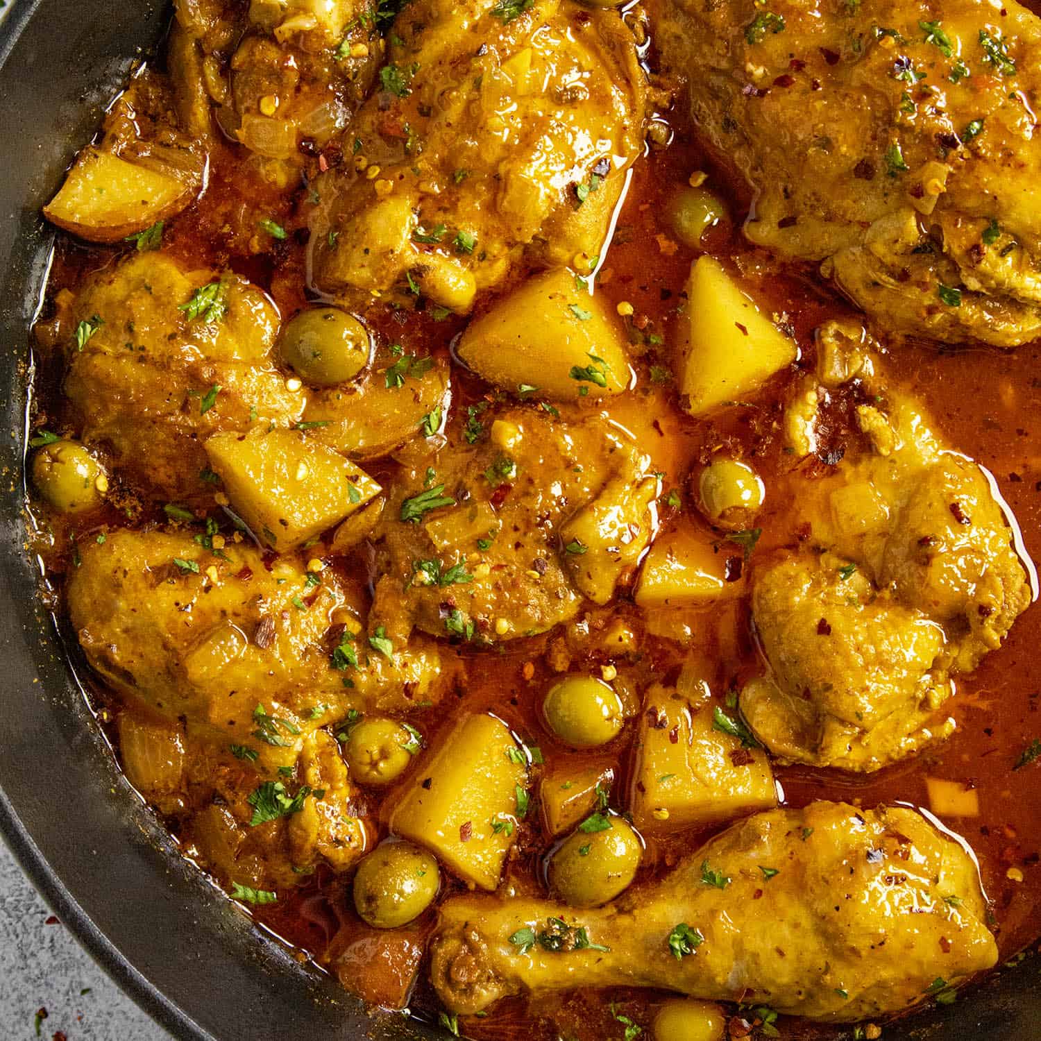 Pollo Guisado Recipe (Chicken Stew) - Chili Pepper Madness Pollo Guisado Recipe (Chicken Stew) - Chili Pepper Madness