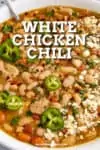 White Bean Chicken Chili Recipe