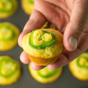 Cornbread Muffins Recipe with Jalapenos and Cream Cheese