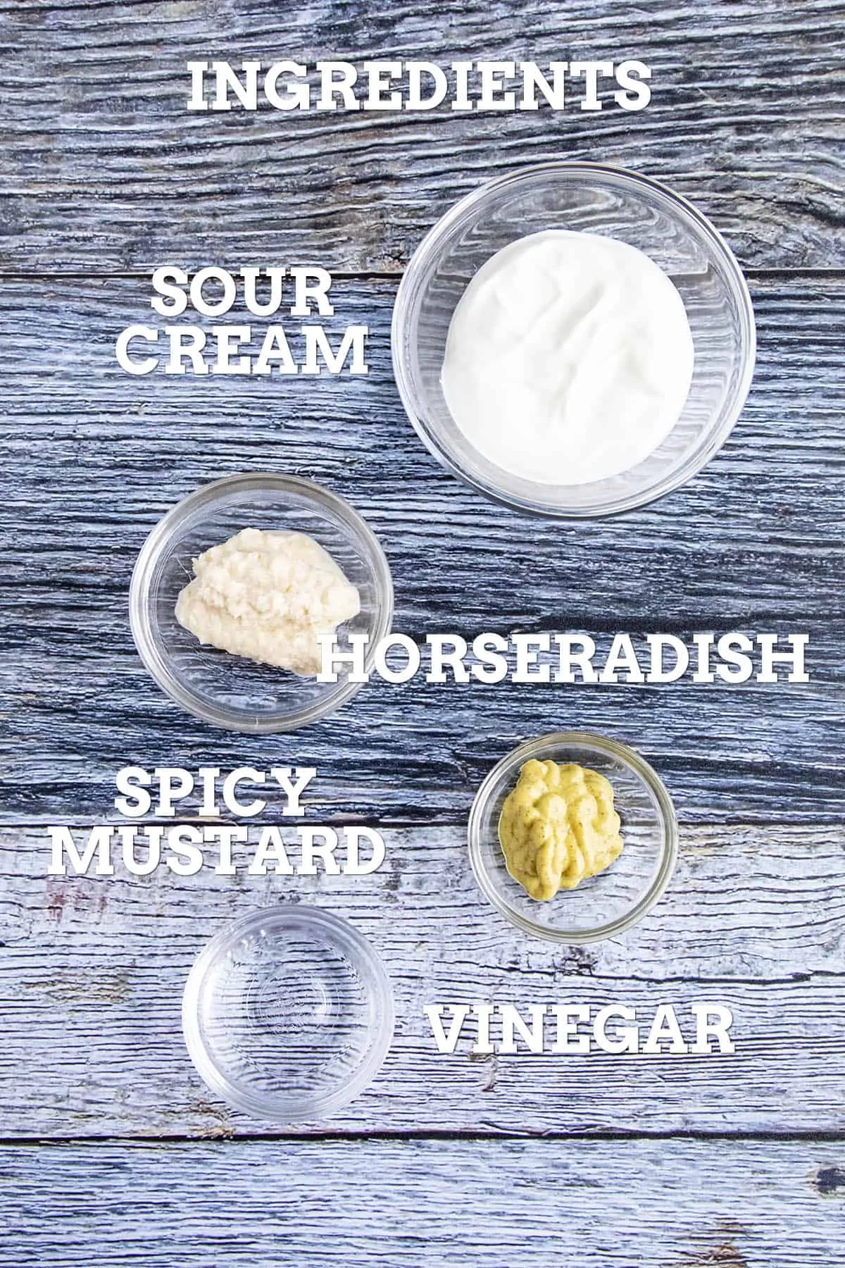 Horseradish Cream Sauce Ingredients