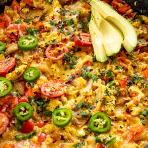 Migas Recipe (Easy Mexican Scrambled Eggs with Crispy Tortillas)