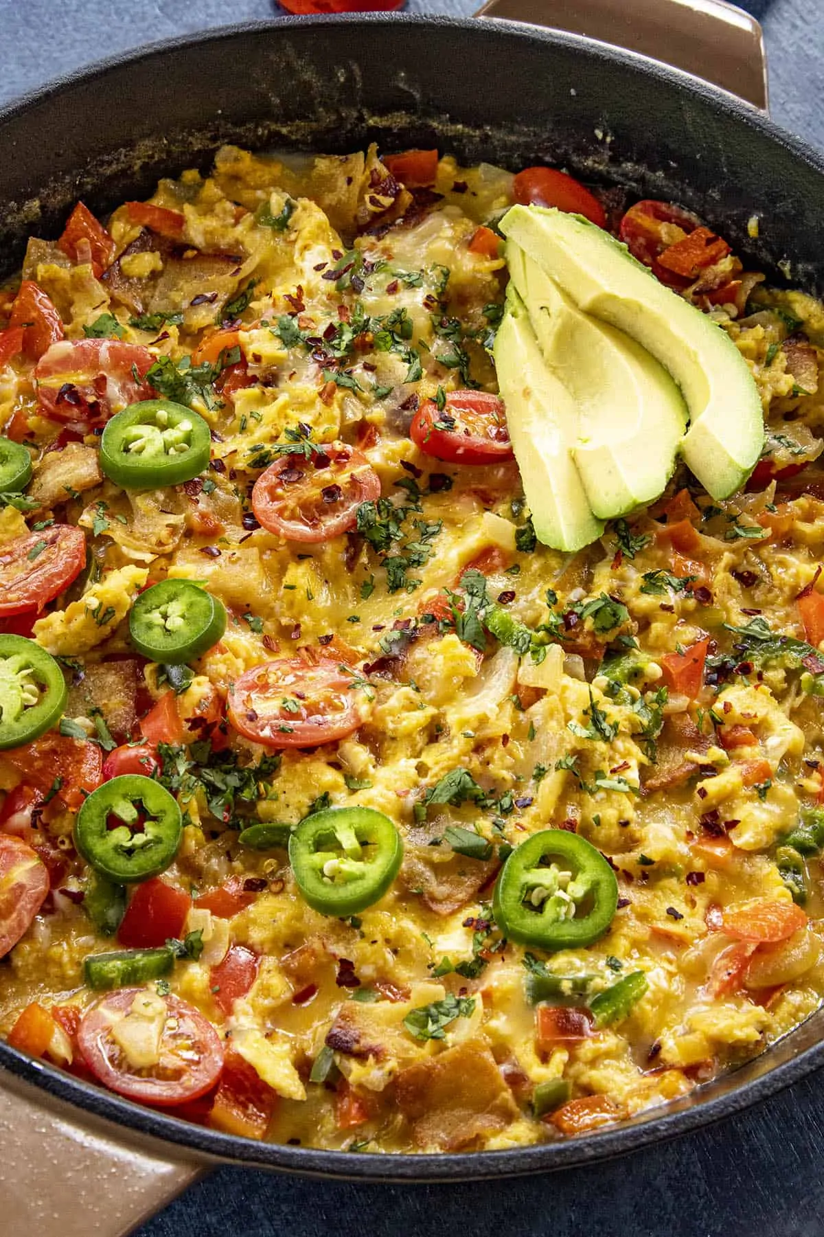 Migas Scrambled Eggs With Crispy