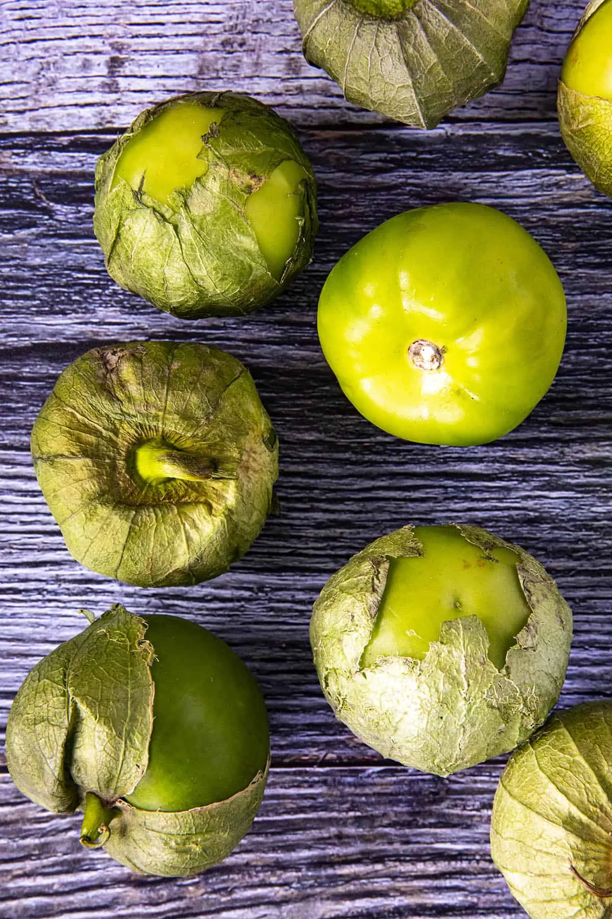 A bunch of tomatillos