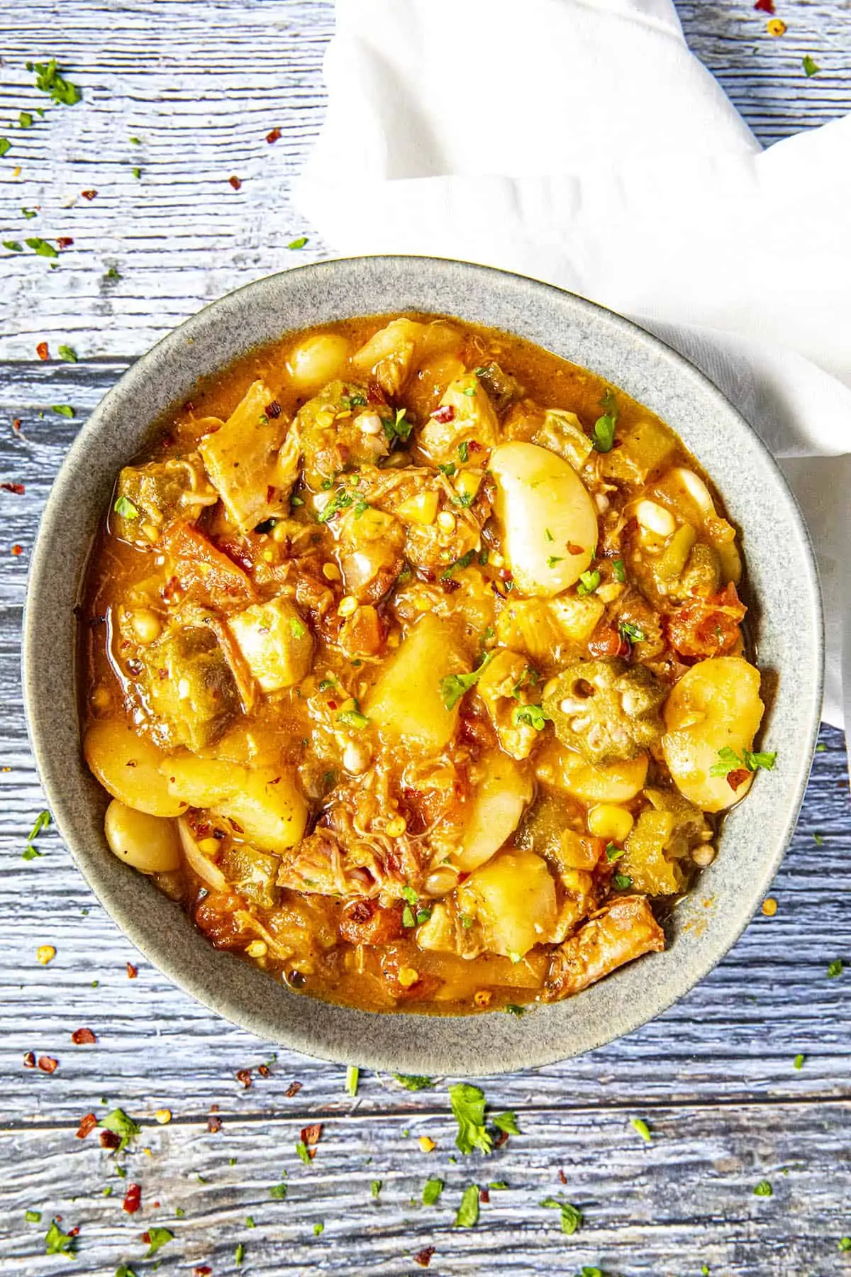 Brunswick Stew in a bowl.