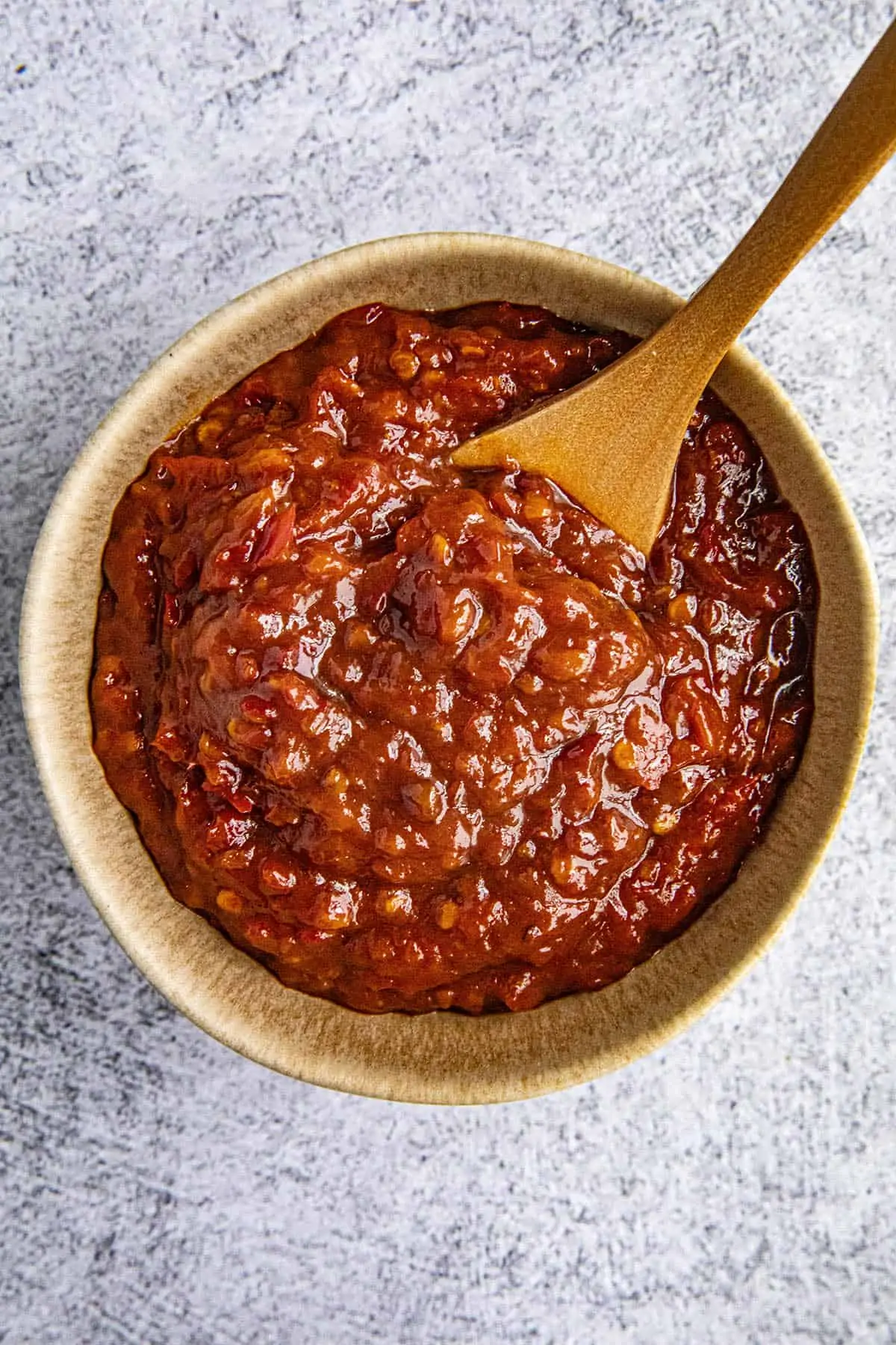 Doubanjiang: Chinese Chili Bean Paste, in a bowl