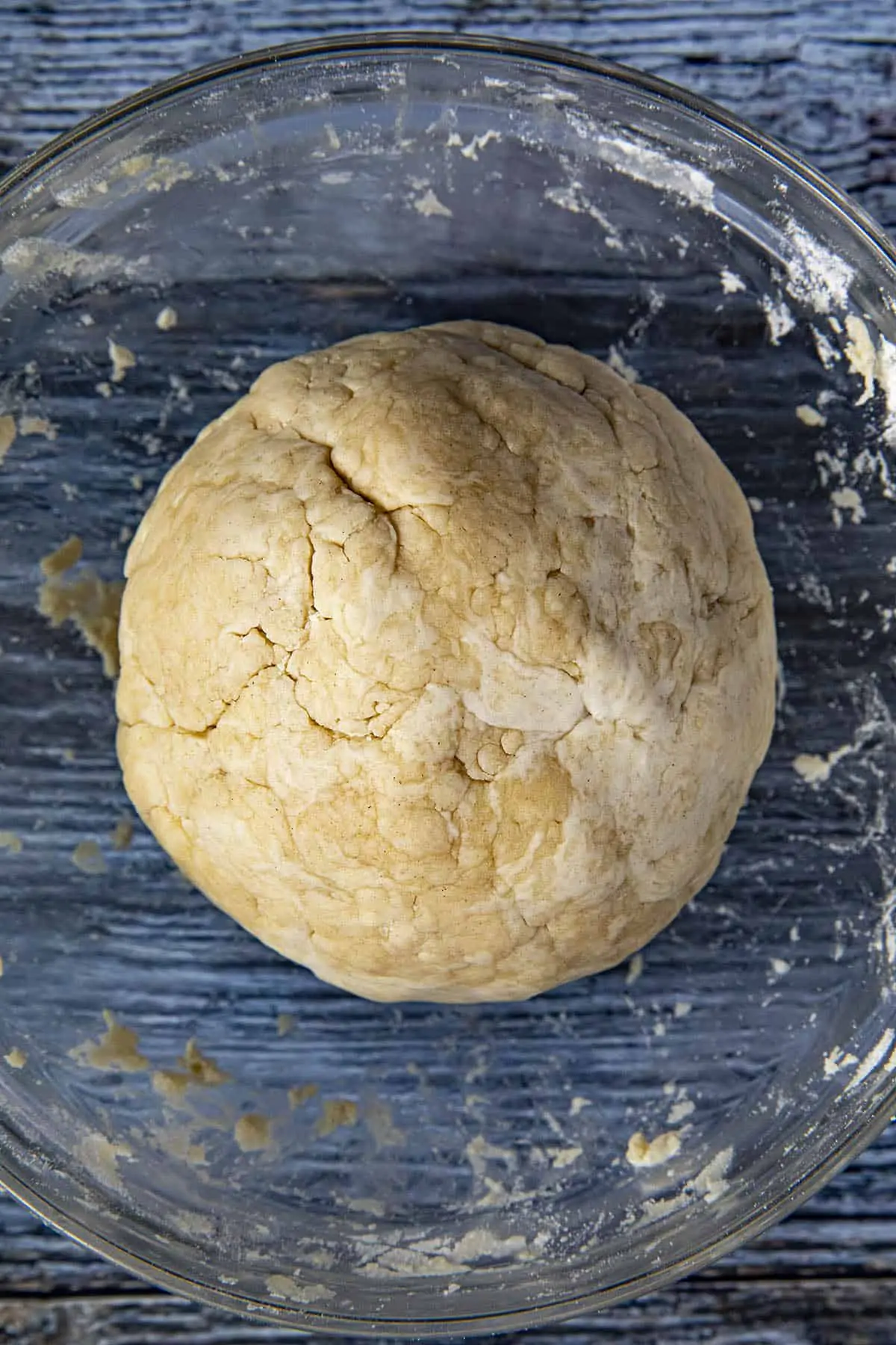 Forming the flatbread dough ball