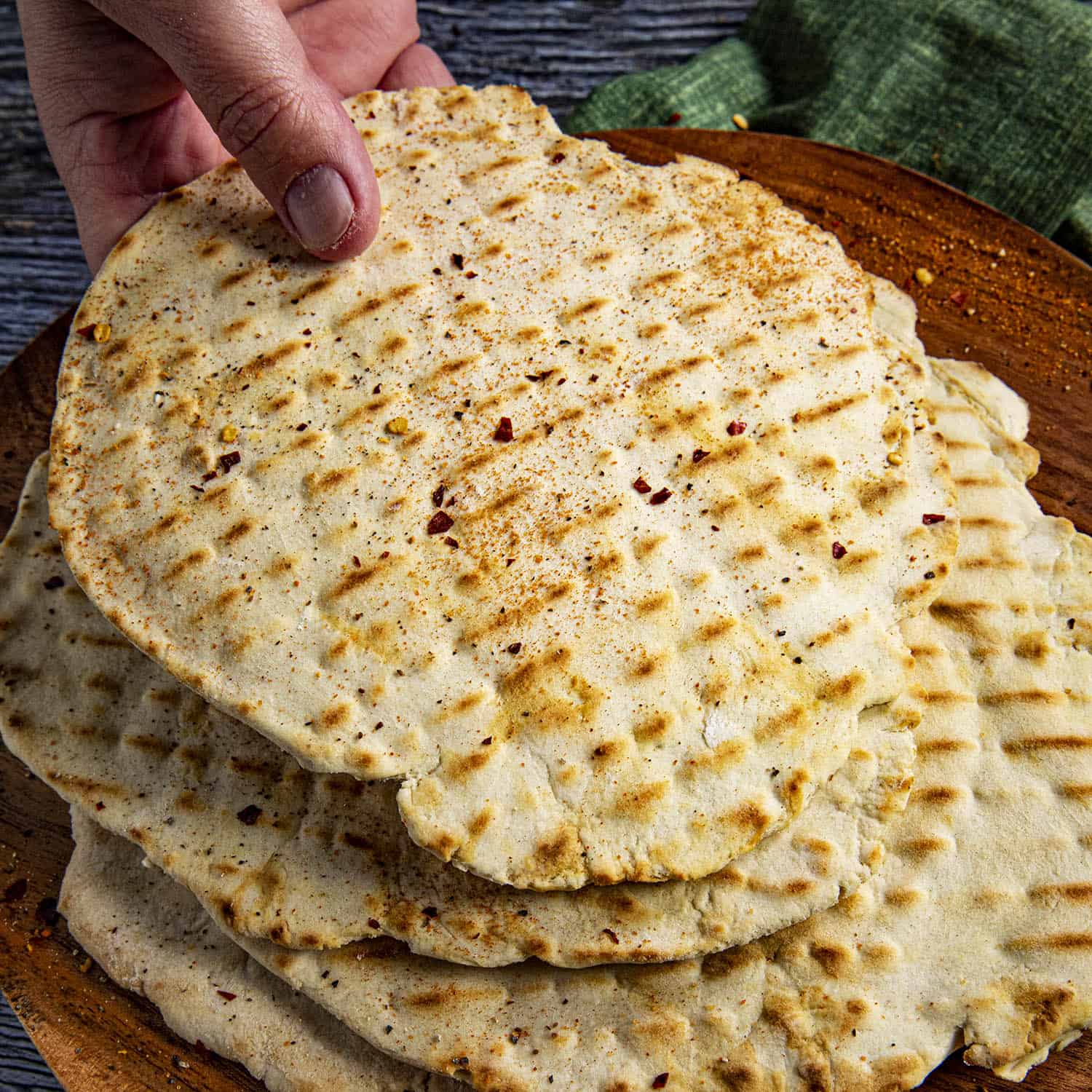 Home made flat bread discount