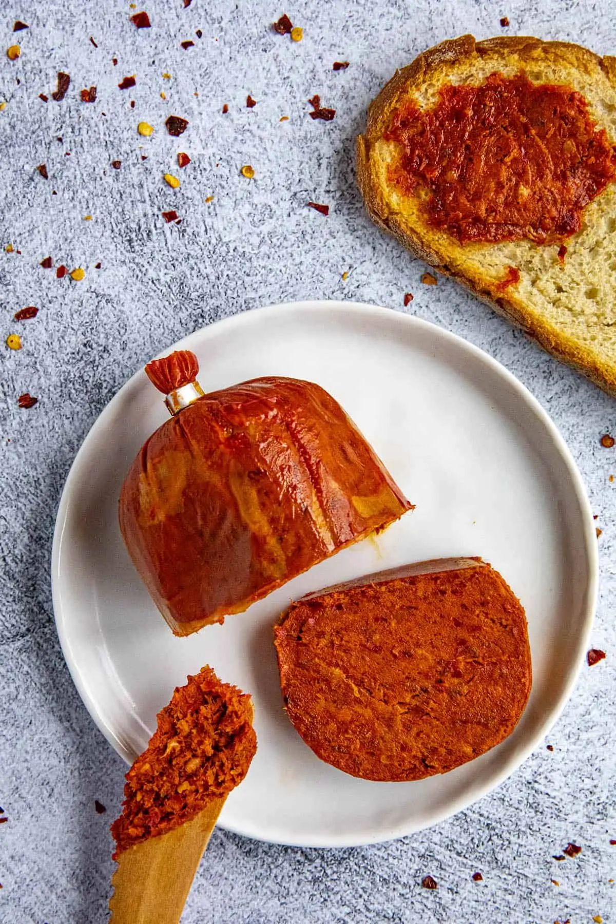 Nduja on a plate