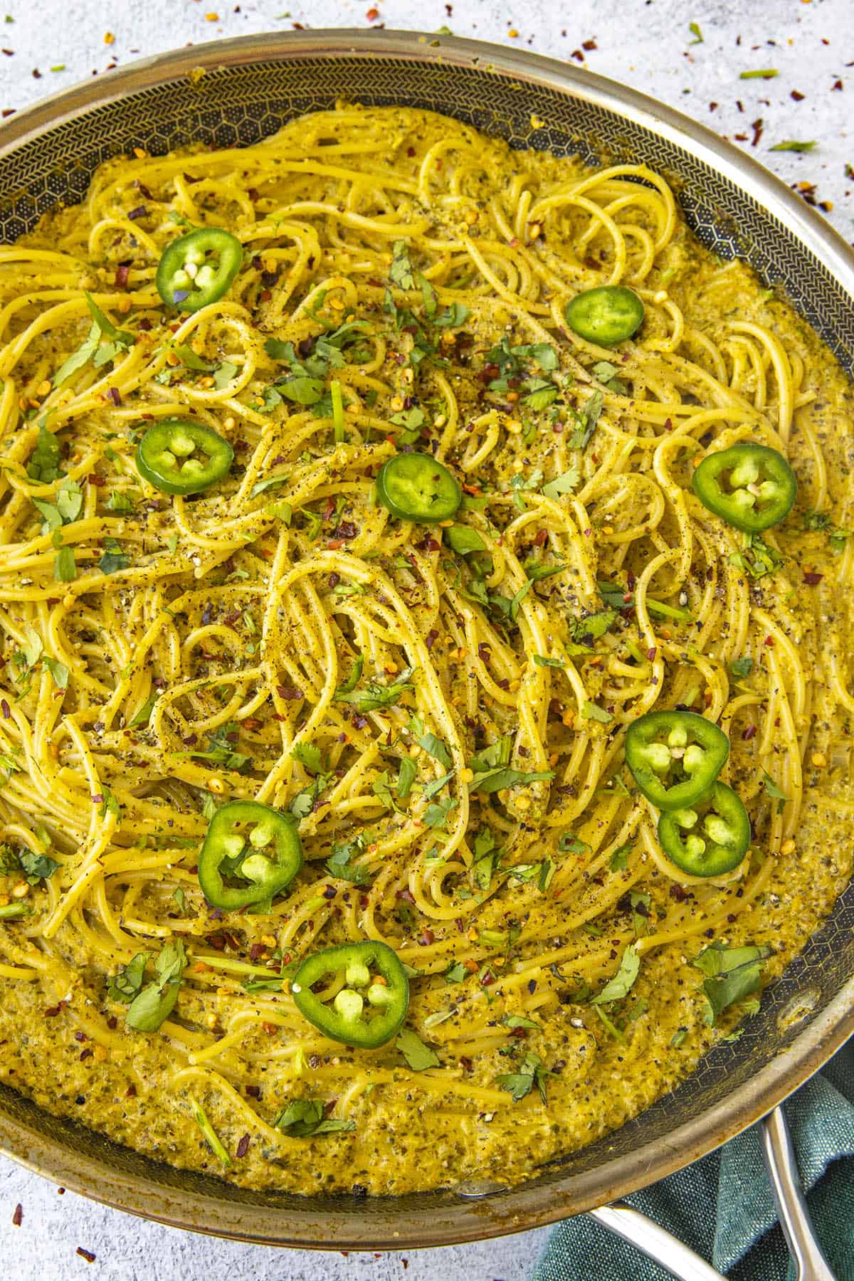 Spaghetti Verde Recipe (Espagueti Verde, aka Green Spaghetti)