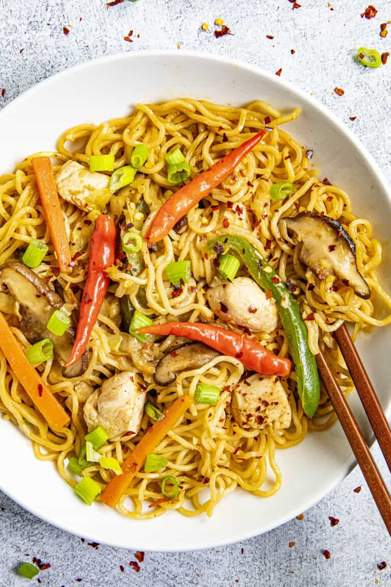 Yakisoba Noodles Recipe - Chili Pepper Madness