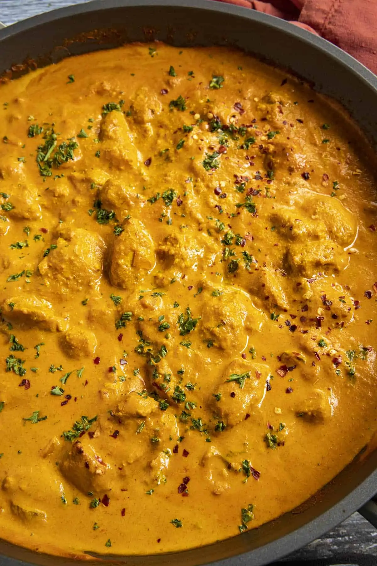 Chicken Tikka Masala, ready to serve