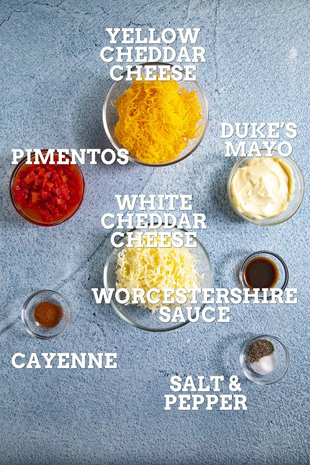 Pimento Cheese Ingredients