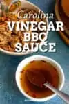 Carolina Vinegar BBQ Sauce Recipe