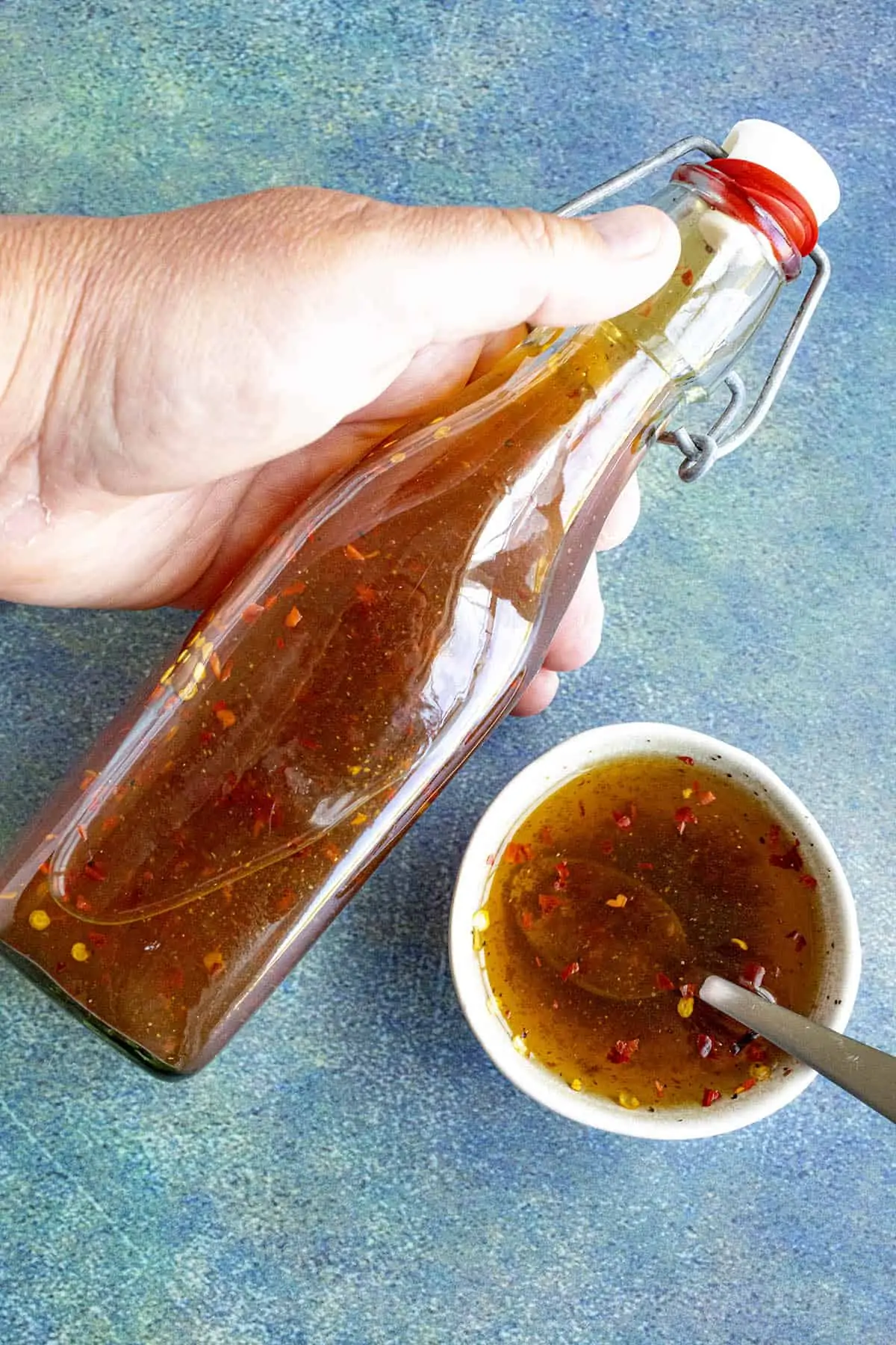 Carolina Vinegar BBQ Sauce in a bottle.