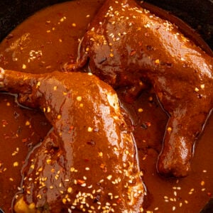 Chicken Mole looking absolutely mouthwatering.