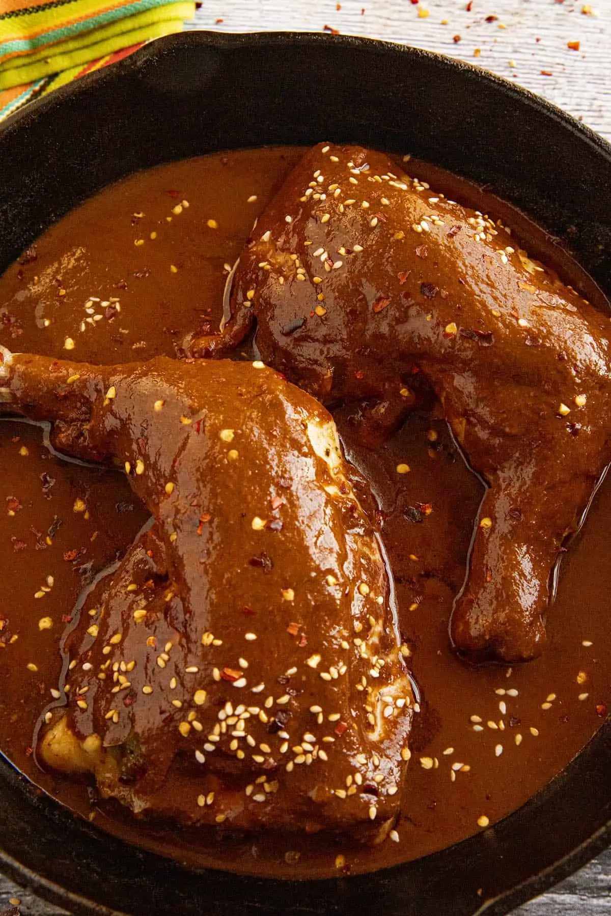 Chicken Mole looking absolutely mouthwatering.