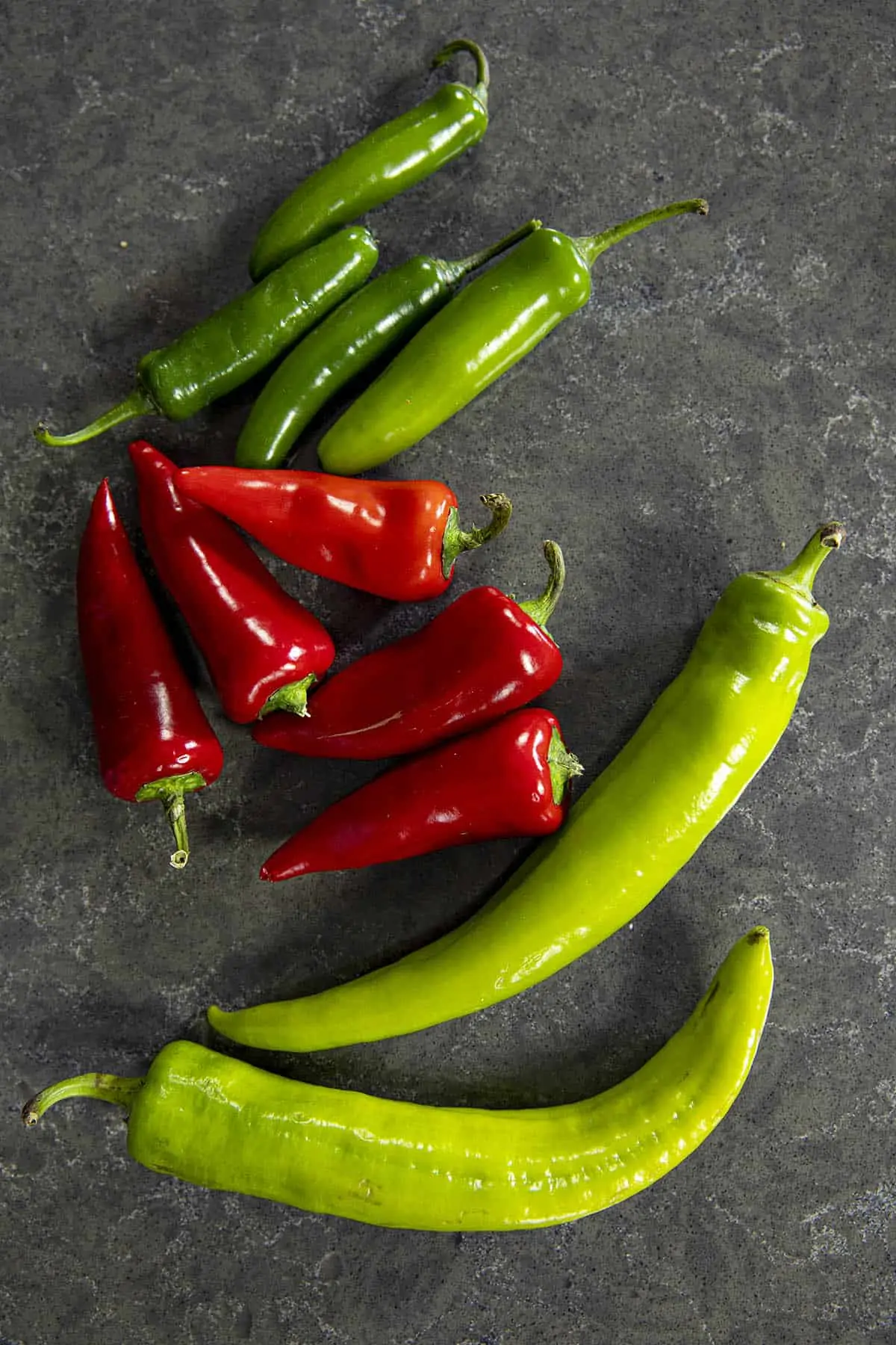 Hot peppers for making pepper relish