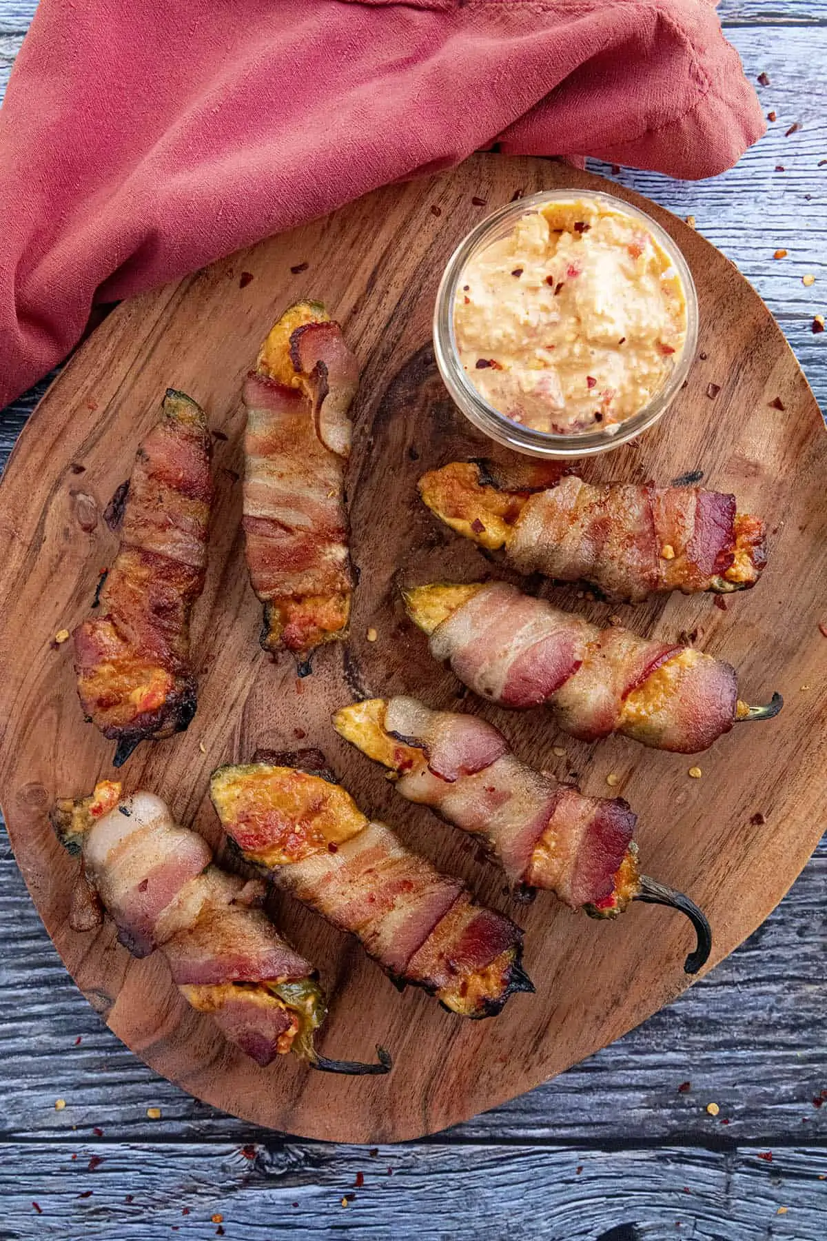 Pimento Cheese Jalapeno Poppers appetizer for serving