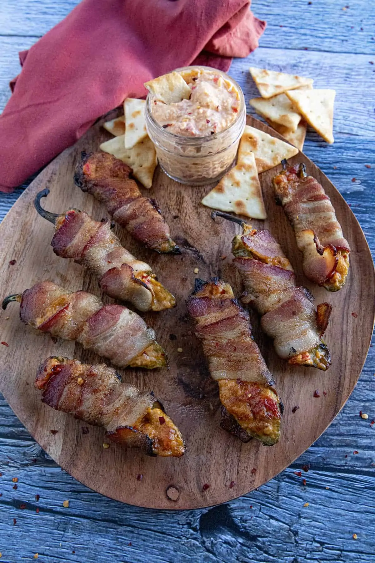 Pimento Cheese Jalapeno Poppers with extra cheese