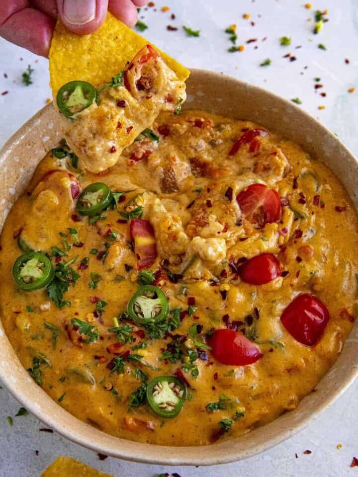 Trying the best ever Queso Dip