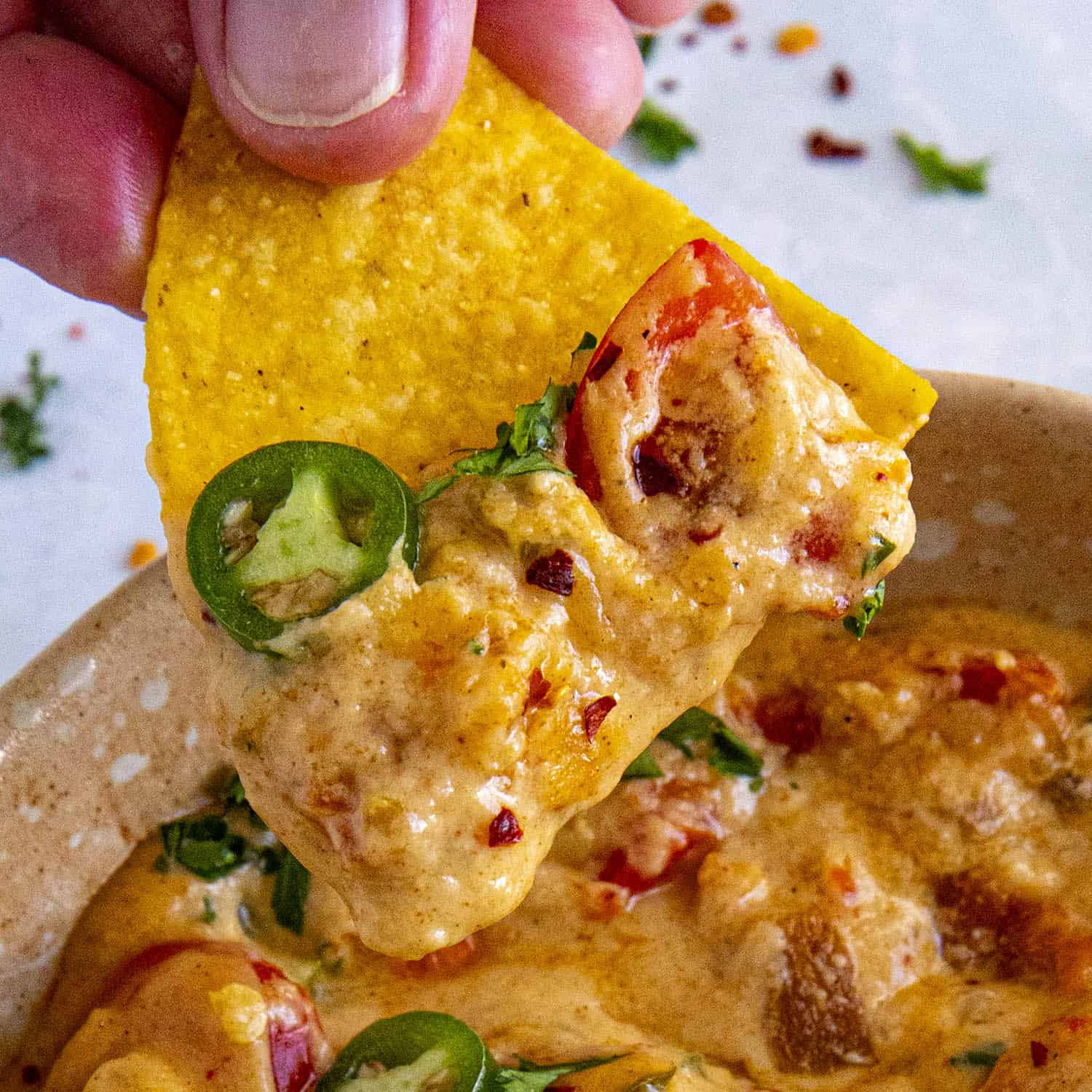 Queso Dip Recipe - Chili Pepper Madness