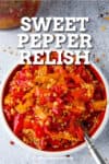 Sweet Pepper Relish Recipe