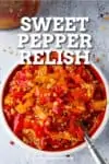 Sweet Pepper Relish Recipe