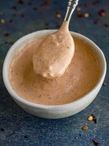 Chipotle Mayo in a bowl.