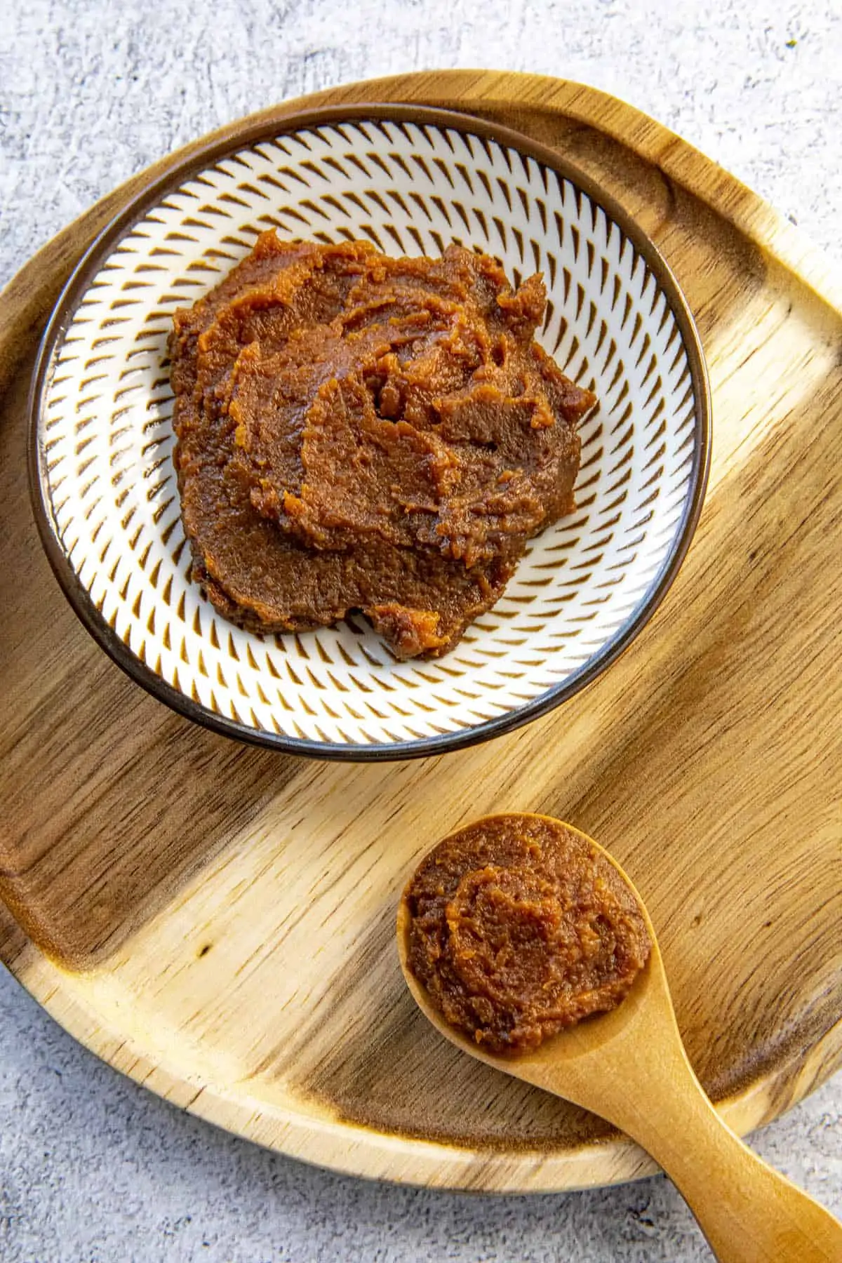 Doenjang (Korean Bean Paste) in a bowl