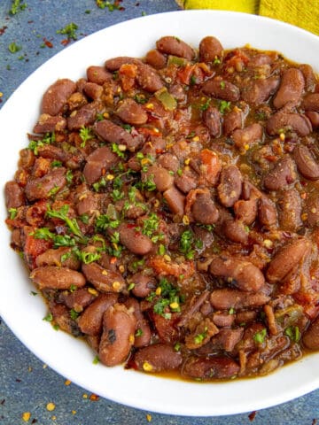 Charro Beans in a bowl